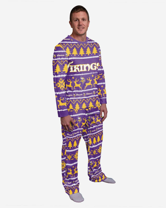 Minnesota Vikings Family Holiday Pajamas FOCO S - FOCO.com