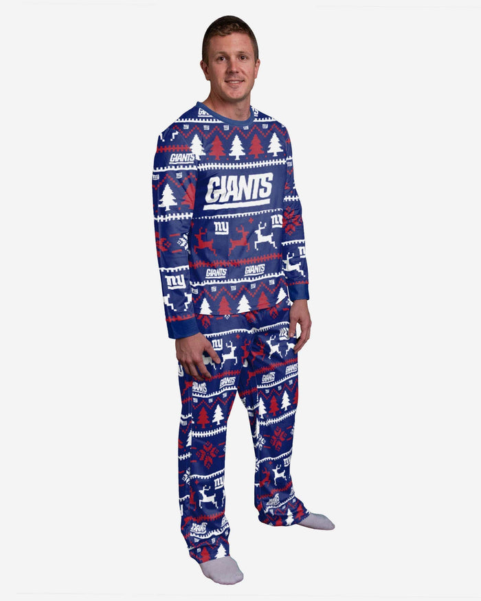 New York Giants Family Holiday Pajamas FOCO S - FOCO.com
