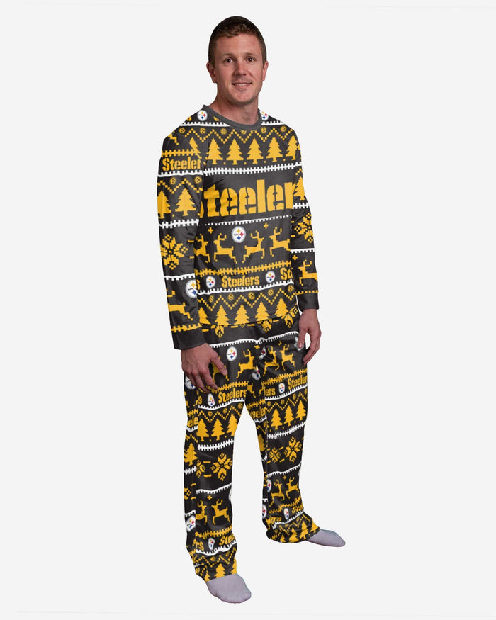 Pittsburgh Steelers Family Holiday Pajamas FOCO S - FOCO.com