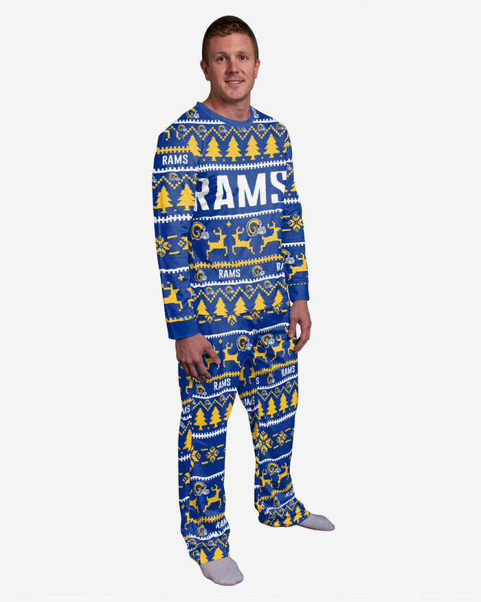 Los Angeles Rams Family Holiday Pajamas FOCO S - FOCO.com