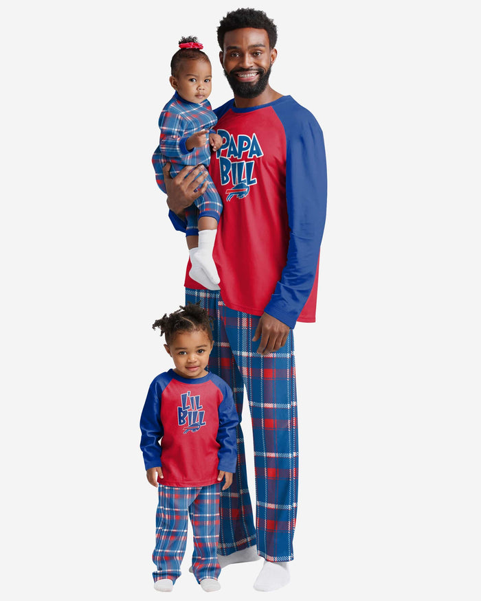 Buffalo Bills Mens Plaid Family Holiday Pajamas FOCO - FOCO.com