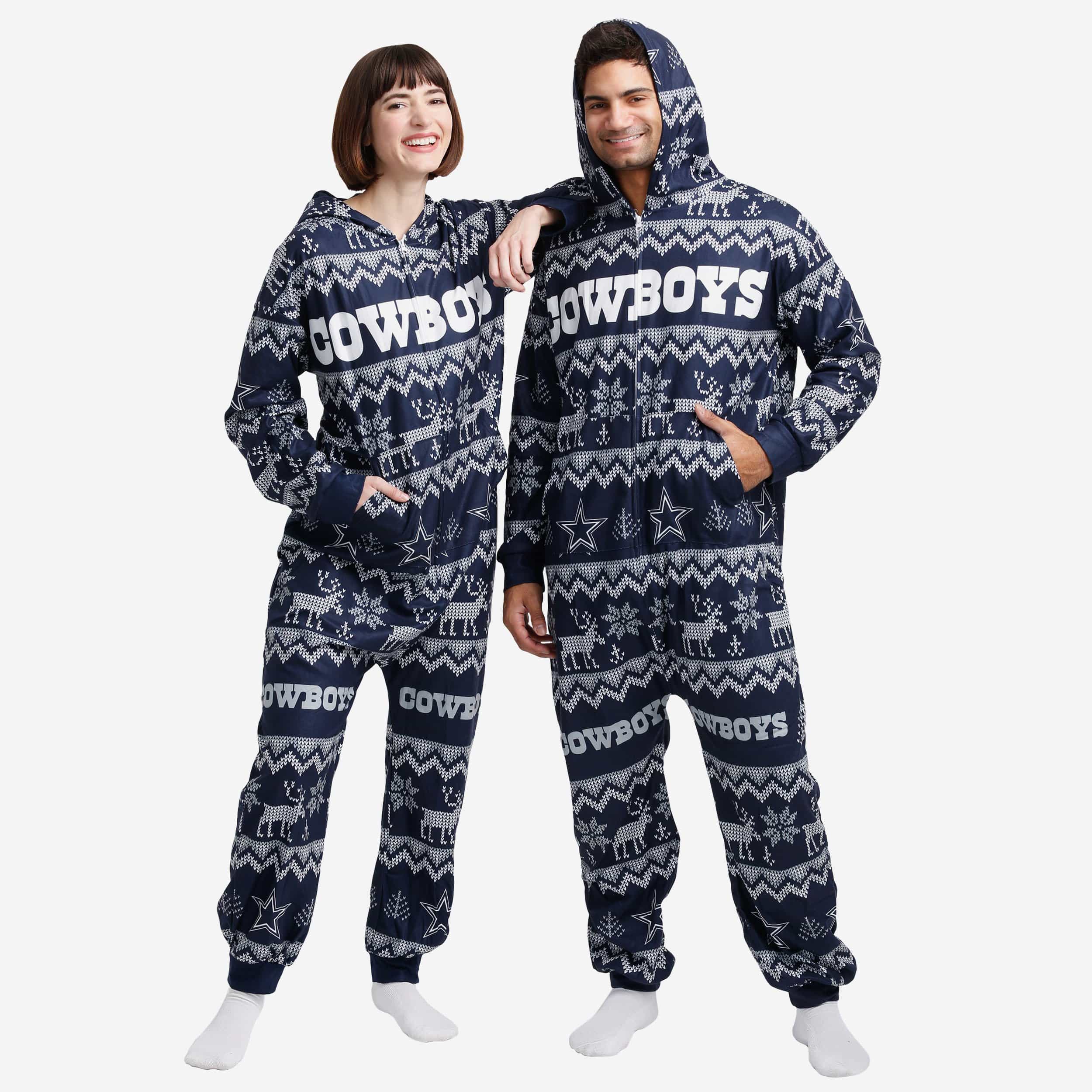 FOCO Texas Longhorns NCAA Ugly Pattern One Piece Pajamas