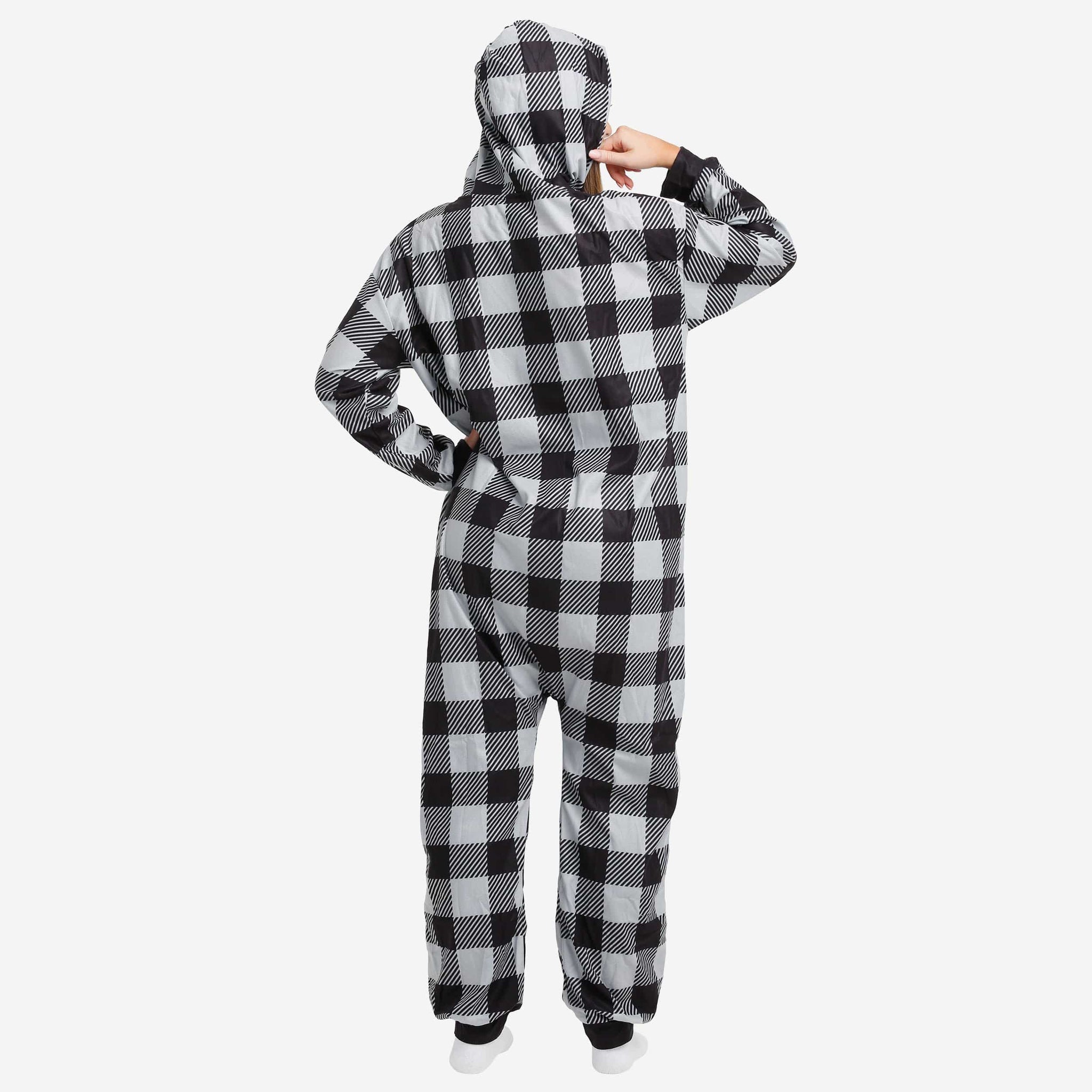 Las Vegas Raiders FOCO Women's Ugly Pajamas Set - Gray