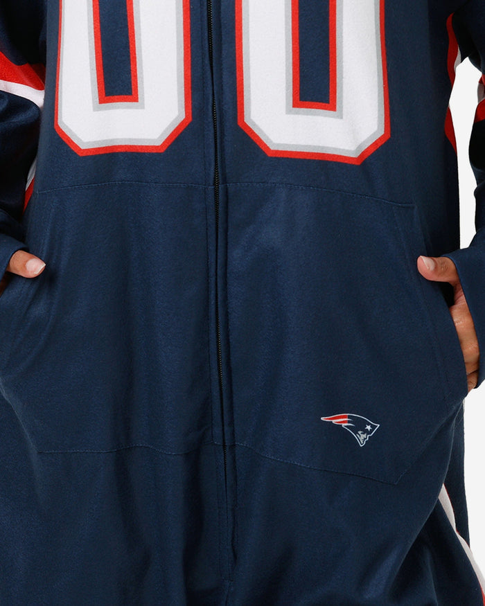 New England Patriots Gameday Ready One Piece Pajamas FOCO