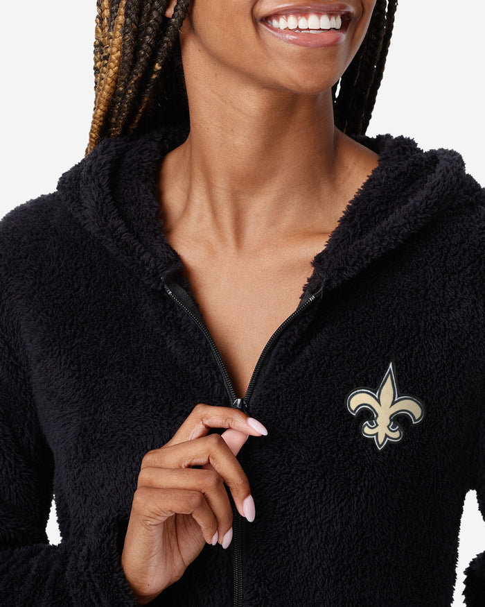 New Orleans Saints Womens Short Cozy One Piece Pajamas FOCO - FOCO.com