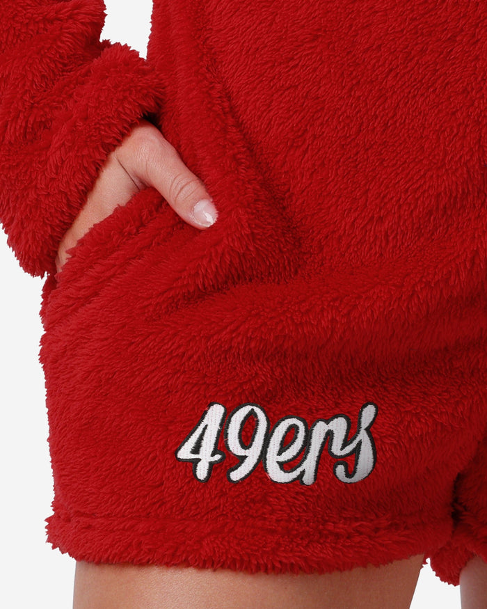 San Francisco 49ers Womens Short Cozy One Piece Pajamas FOCO - FOCO.com