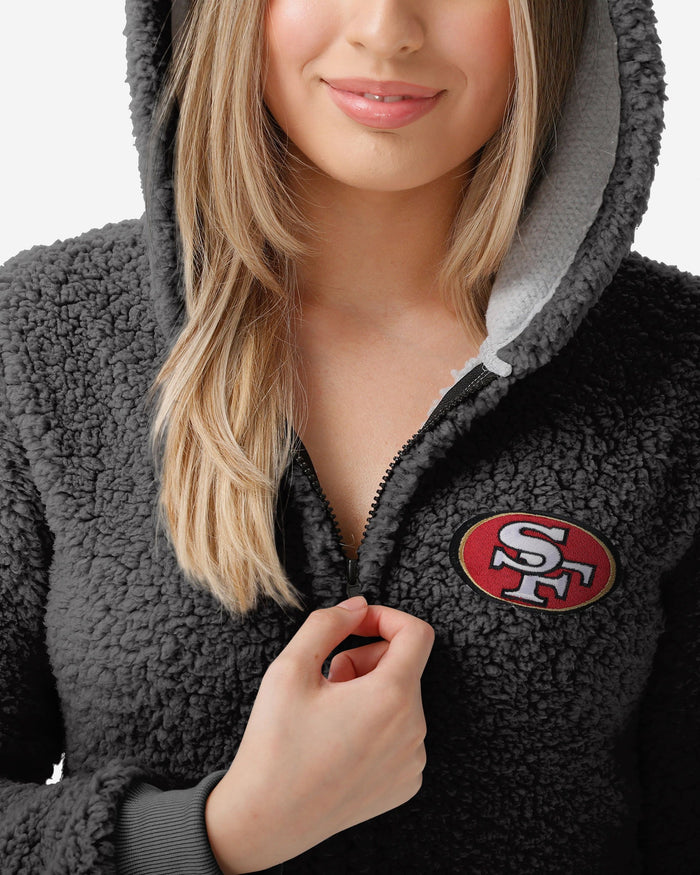 women's 49er zip up hoodie
