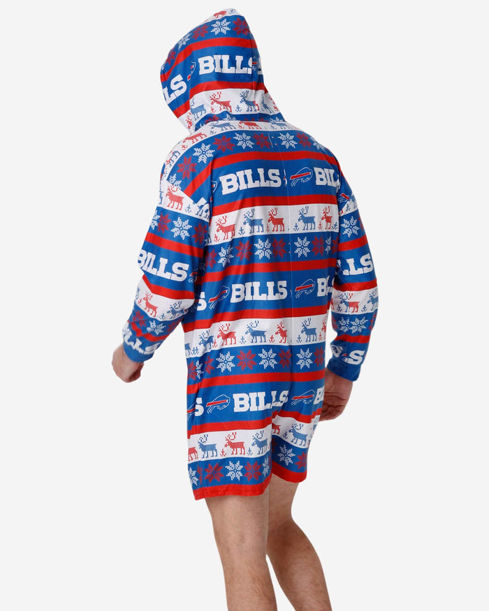 Buffalo Bills Ugly Short One Piece Pajamas FOCO - FOCO.com