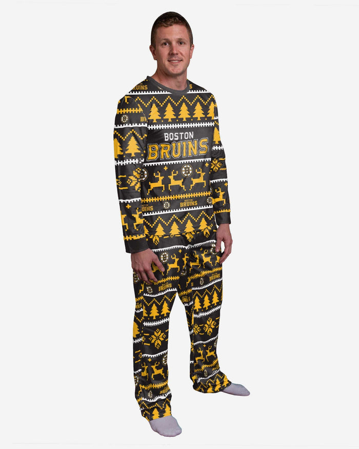 Boston Bruins Family Holiday Pajamas FOCO S - FOCO.com