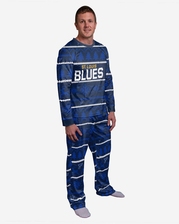 St Louis Blues Family Holiday Pajamas FOCO S - FOCO.com