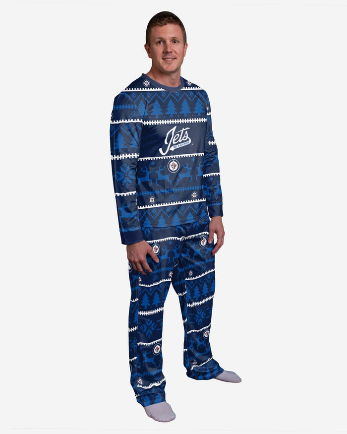 Winnipeg Jets Family Holiday Pajamas FOCO S - FOCO.com