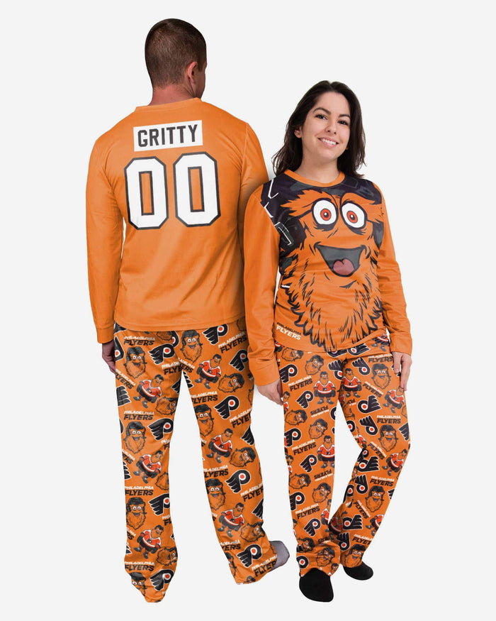 Gritty Philadelphia Flyers Mascot Pajamas FOCO - FOCO.com