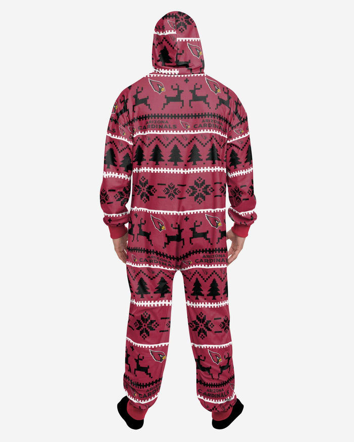 Arizona Cardinals Holiday One Piece Pajamas FOCO - FOCO.com