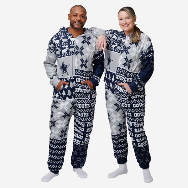 Dallas Cowboys Busy Block One Piece Pajamas
