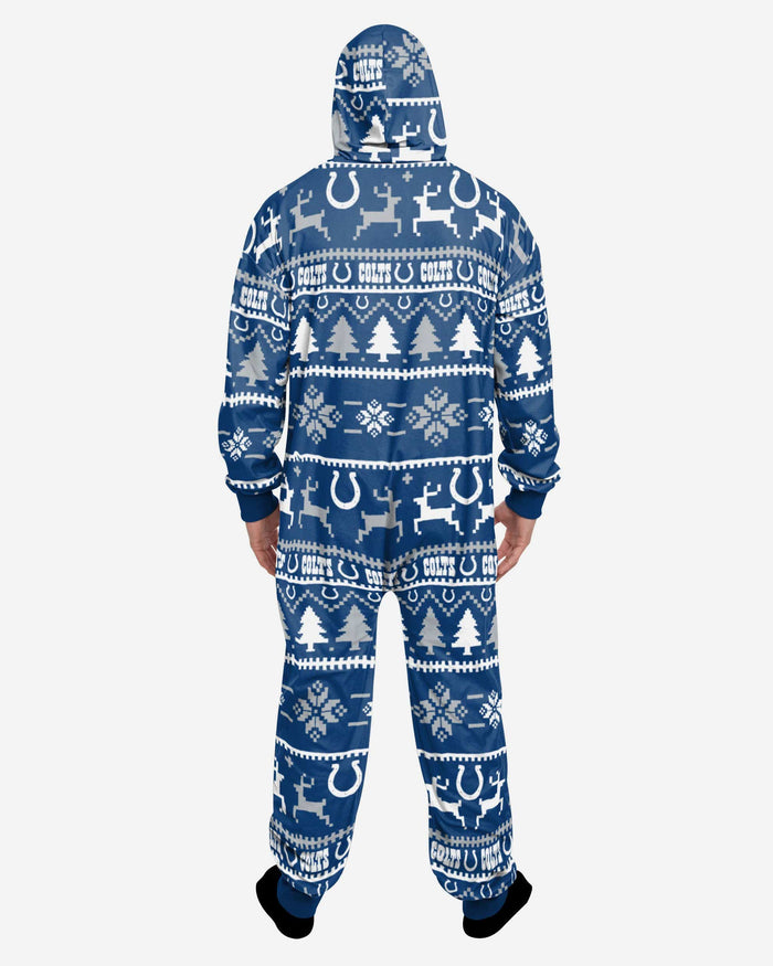 Indianapolis Colts Holiday One Piece Pajamas FOCO - FOCO.com