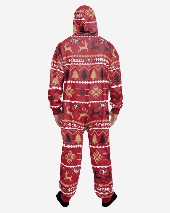 Holiday Pajamas Mens 49ers Pajamas Youth Scarlet San Francisco