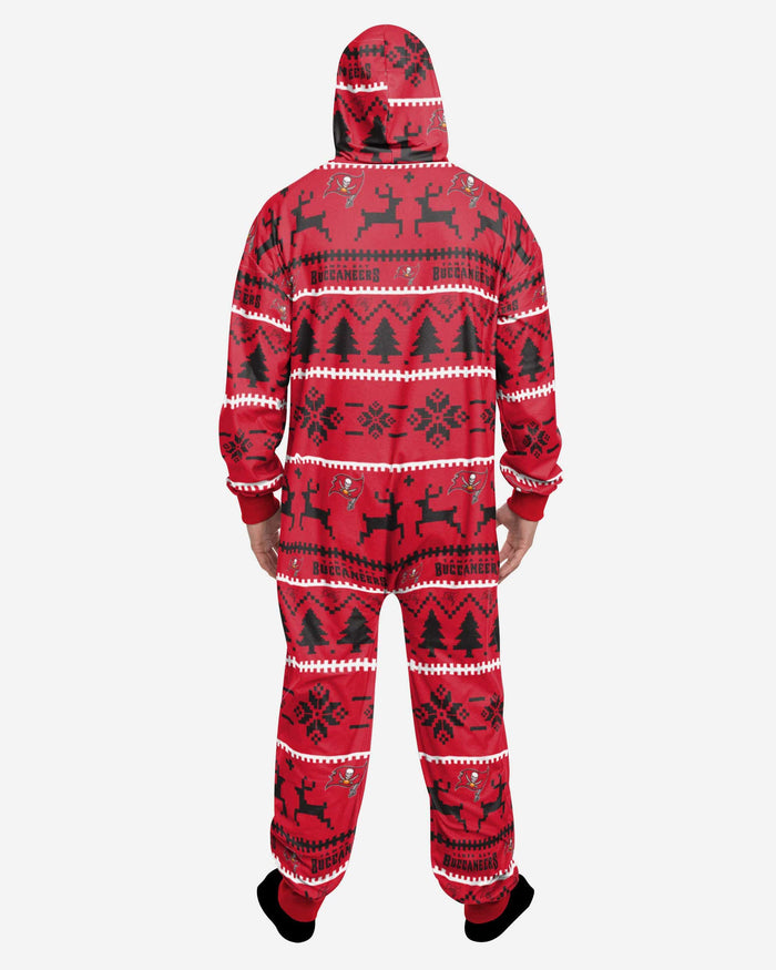 Tampa Bay Buccaneers Holiday One Piece Pajamas FOCO - FOCO.com