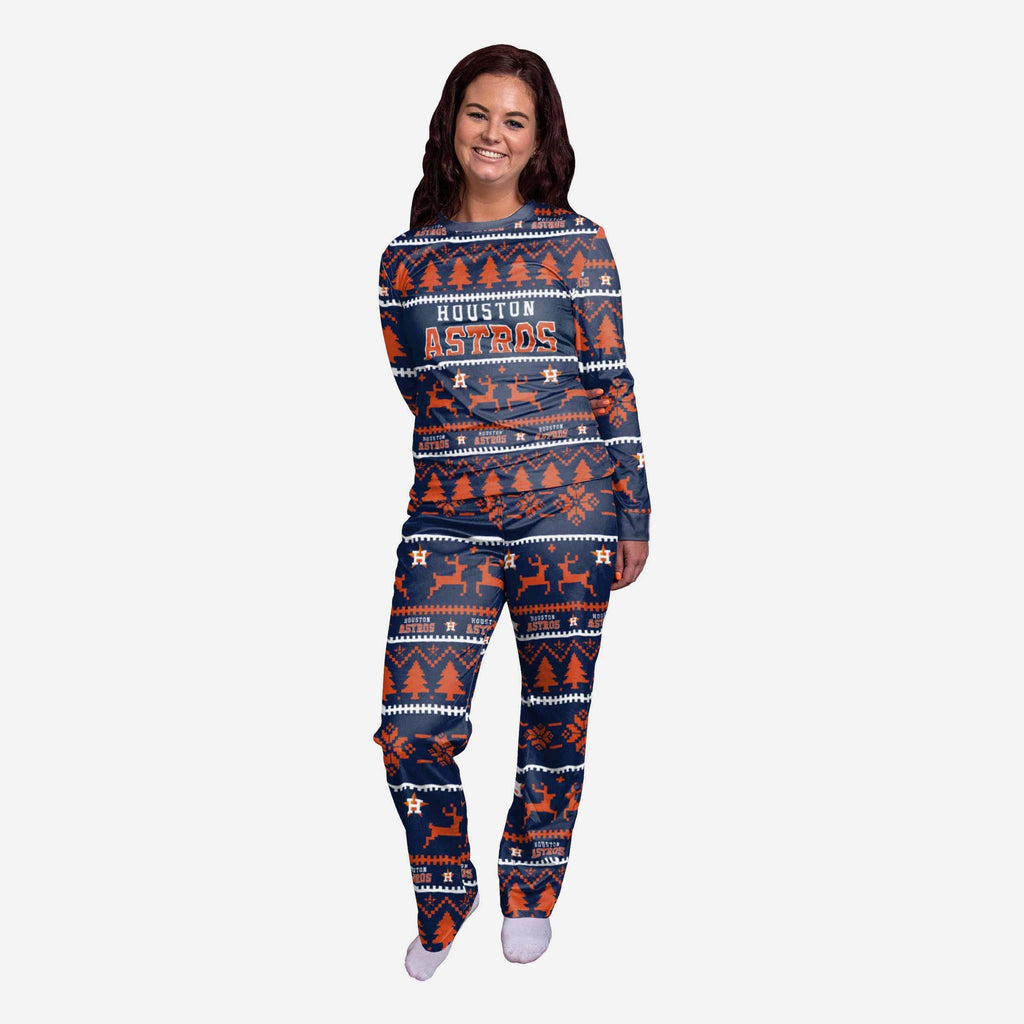 Houston Astros Womens Family Holiday Pajamas FOCO S - FOCO.com