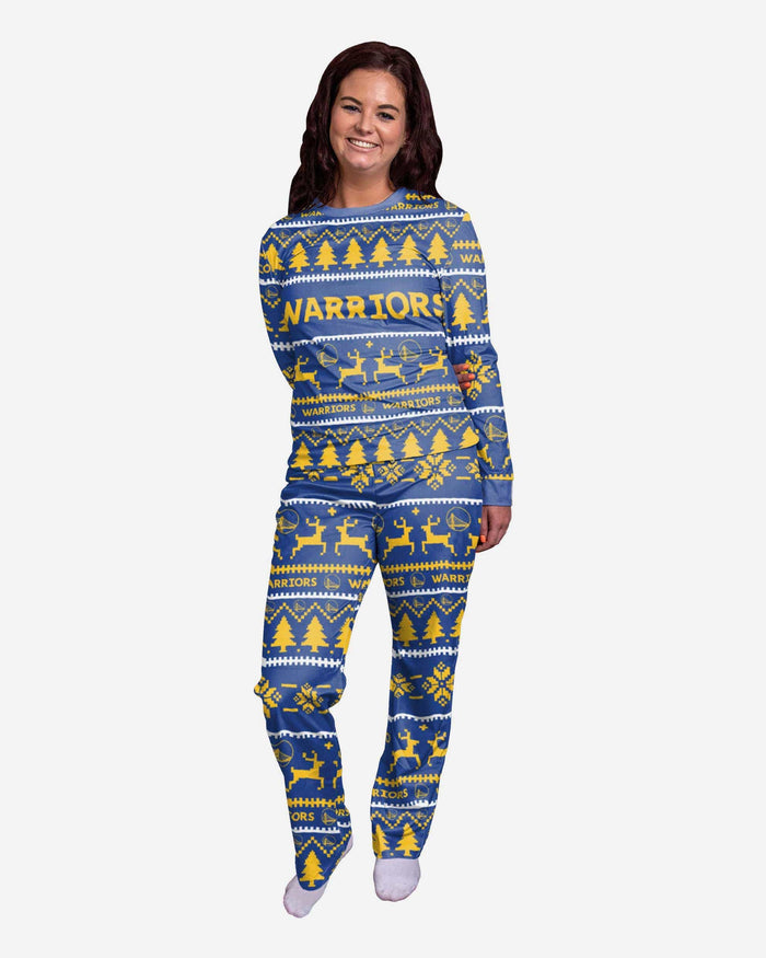 Golden State Warriors Womens Family Holiday Pajamas FOCO S - FOCO.com