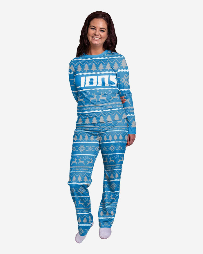 Detroit Lions Womens Family Holiday Pajamas FOCO S - FOCO.com