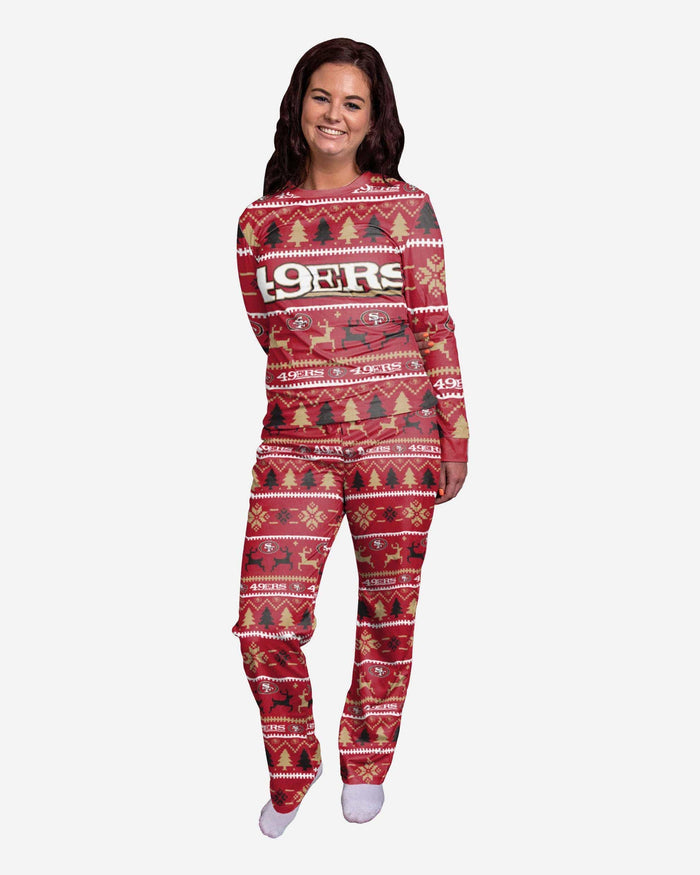 Holiday Pajamas Women's 49er Pajamas 49ers Holiday Pajamas