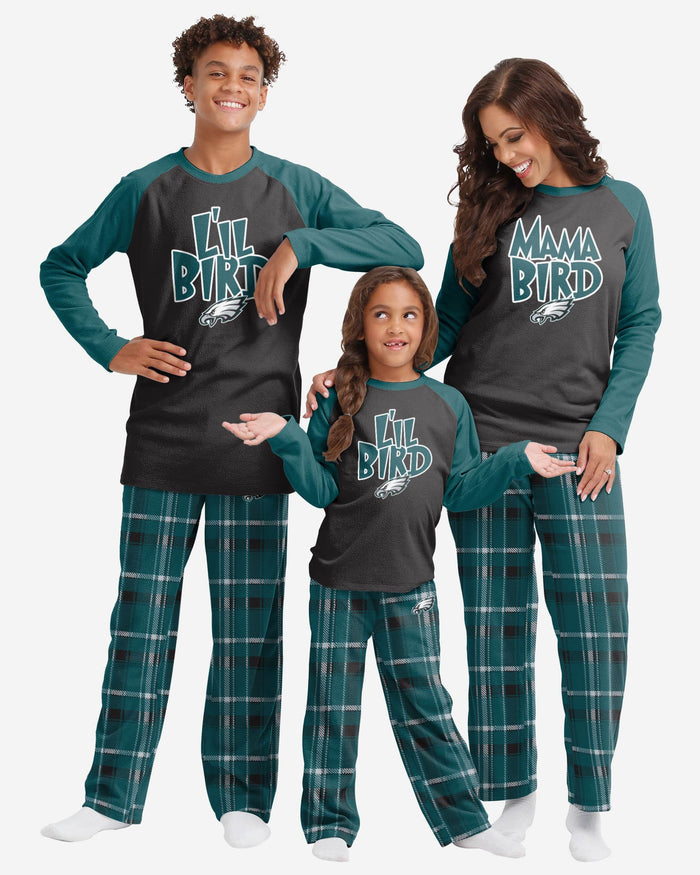 Philadelphia Eagles Womens Plaid Family Holiday Pajamas FOCO - FOCO.com