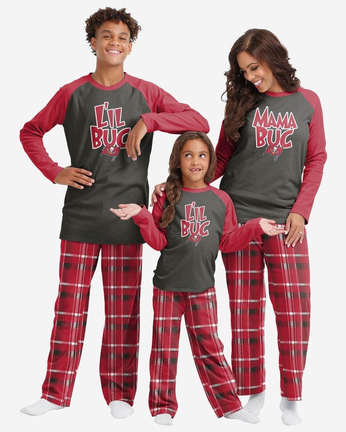 Tampa Bay Buccaneers Womens Plaid Family Holiday Pajamas FOCO - FOCO.com
