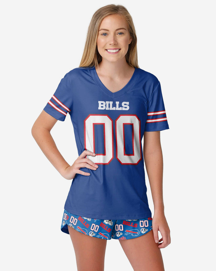 Buffalo Bills Womens Gameday Ready Pajama Set FOCO S - FOCO.com