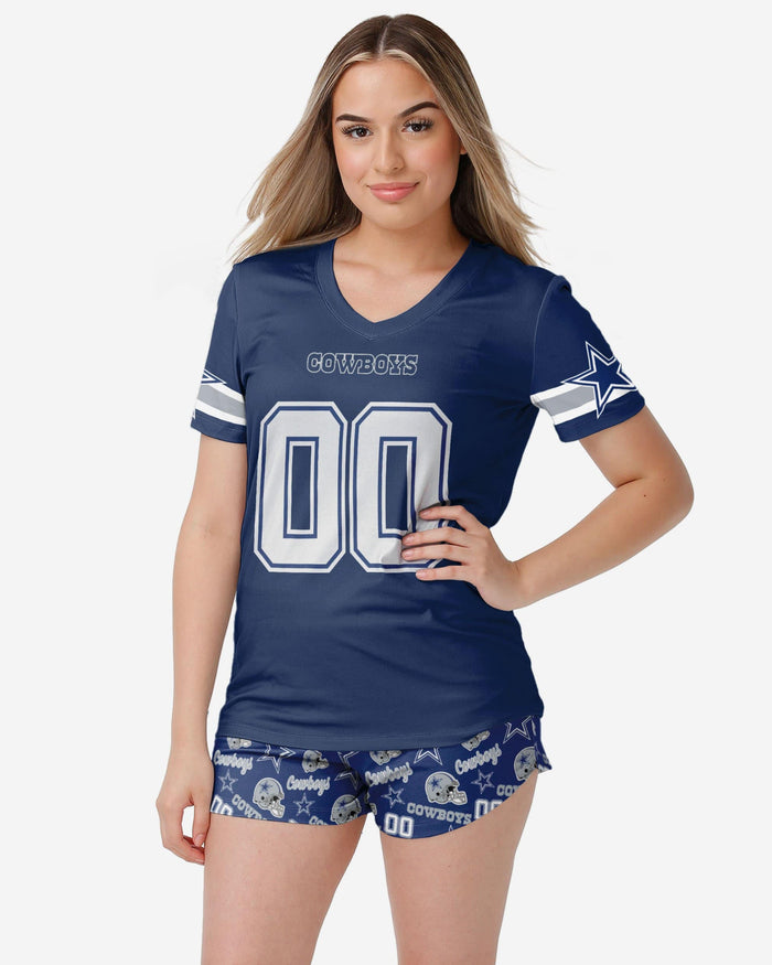 Dallas Cowboys Womens Gameday Ready Pajama Set FOCO S - FOCO.com