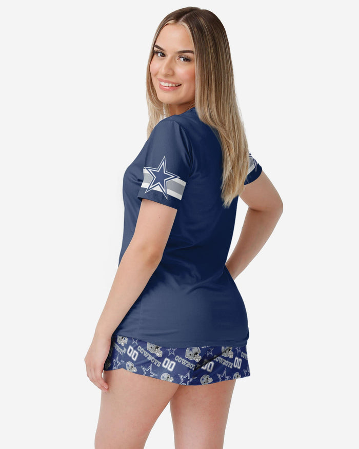 Dallas Cowboys Womens Gameday Ready Pajama Set FOCO - FOCO.com