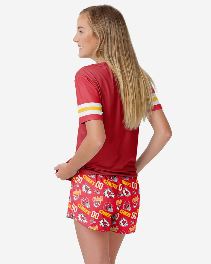 Kansas City Chiefs Womens Gameday Ready Pajama Set FOCO - FOCO.com