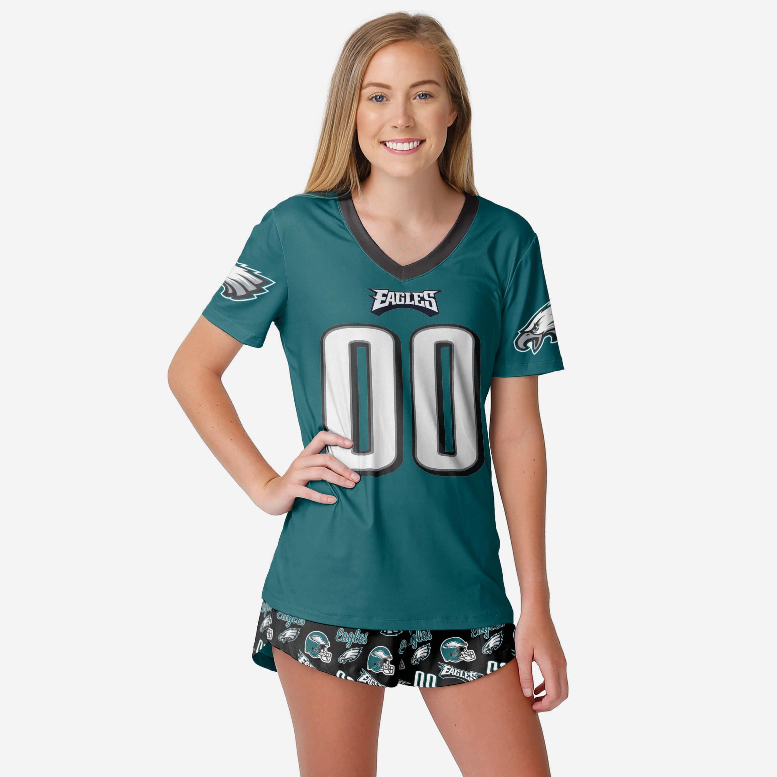Philadelphia Eagles NFL Womens Gameday Ready Pajama Set