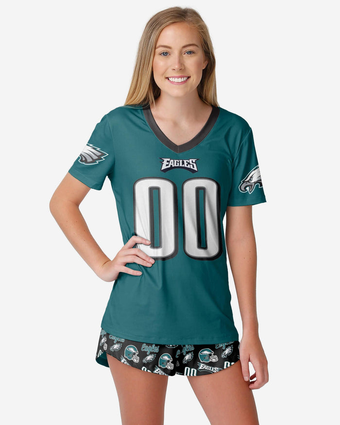 Philadelphia Eagles Womens Gameday Ready Pajama Set FOCO S - FOCO.com
