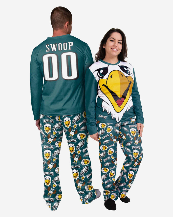 Swoop Philadelphia Eagles Womens Mascot Pajamas FOCO - FOCO.com