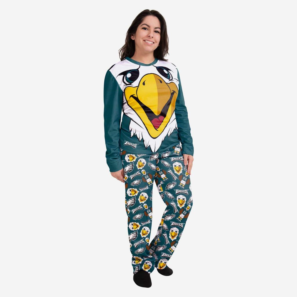 Swoop Philadelphia Eagles Womens Mascot Pajamas FOCO S - FOCO.com