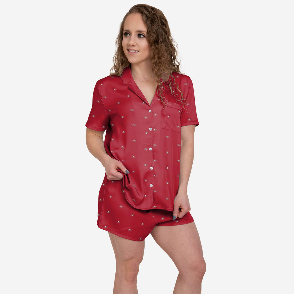 San Francisco 49ers Womens Team Dream Pajama Set FOCO S - FOCO.com