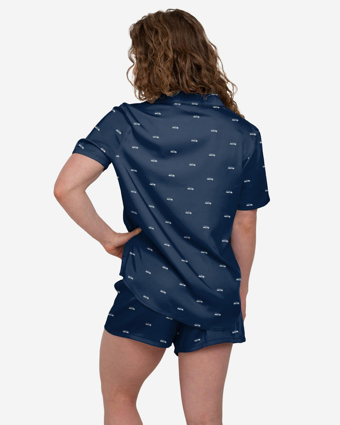 Seattle Seahawks Womens Team Dream Pajama Set FOCO - FOCO.com
