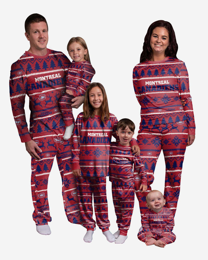 Montreal Canadiens Womens Family Holiday Pajamas FOCO - FOCO.com