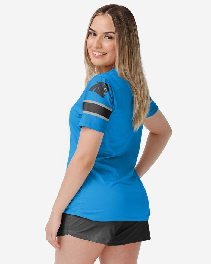 Carolina Panthers Womens Gameday Ready Lounge Shirt FOCO - FOCO.com