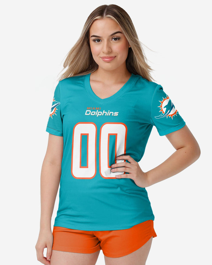 Miami Dolphins Womens Gameday Ready Lounge Shirt FOCO S - FOCO.com