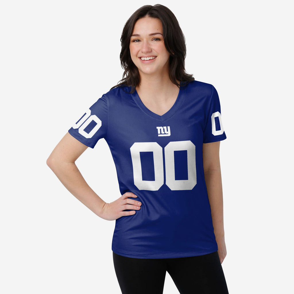 New York Giants Womens Gameday Ready Lounge Shirt FOCO S - FOCO.com