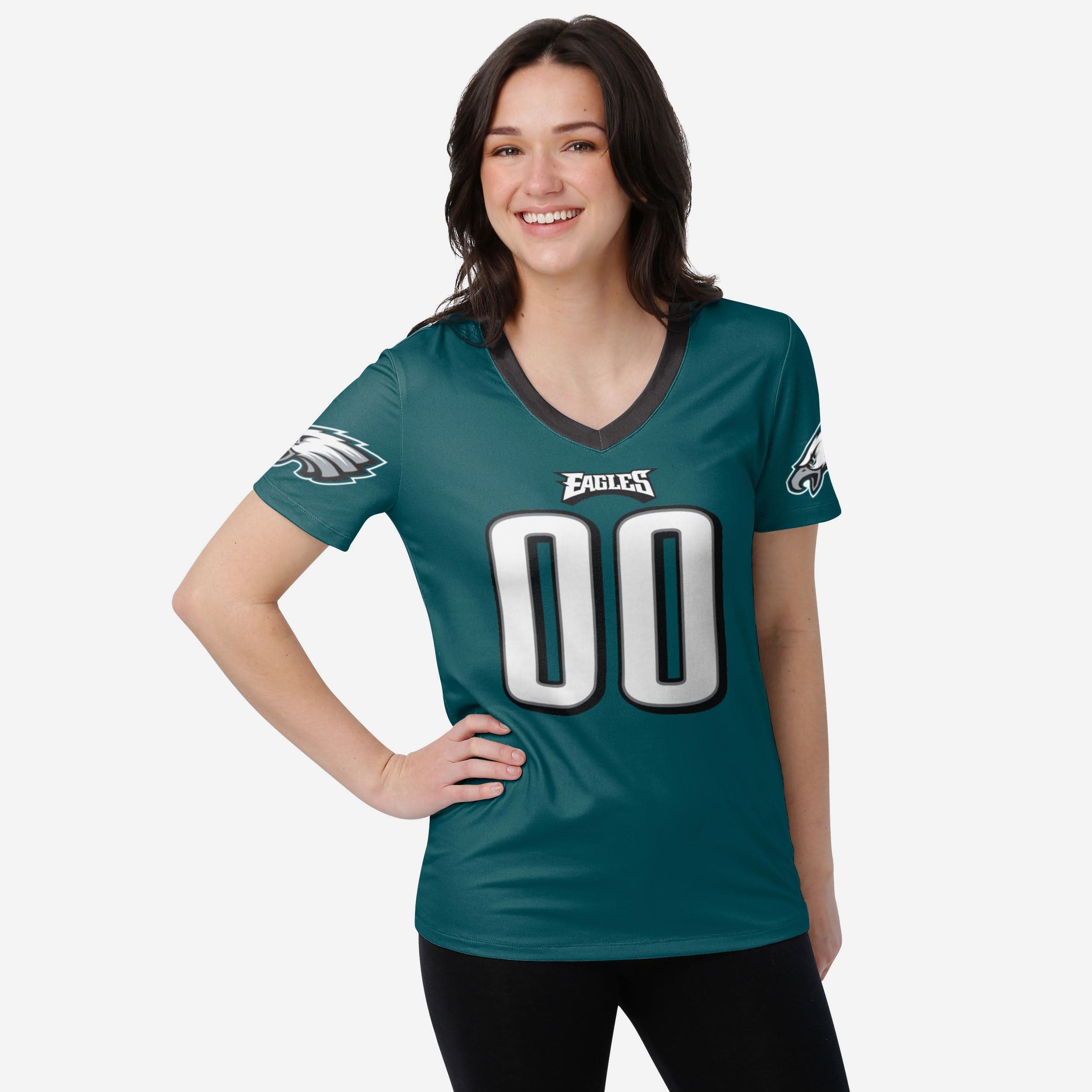 Philadelphia Eagles Womens Gameday Ready Lounge Shirt, Size: M