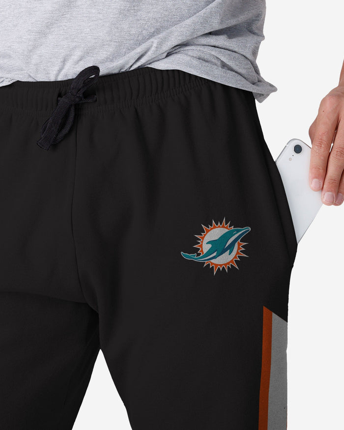 Miami Dolphins Team Stripe Joggers FOCO - FOCO.com