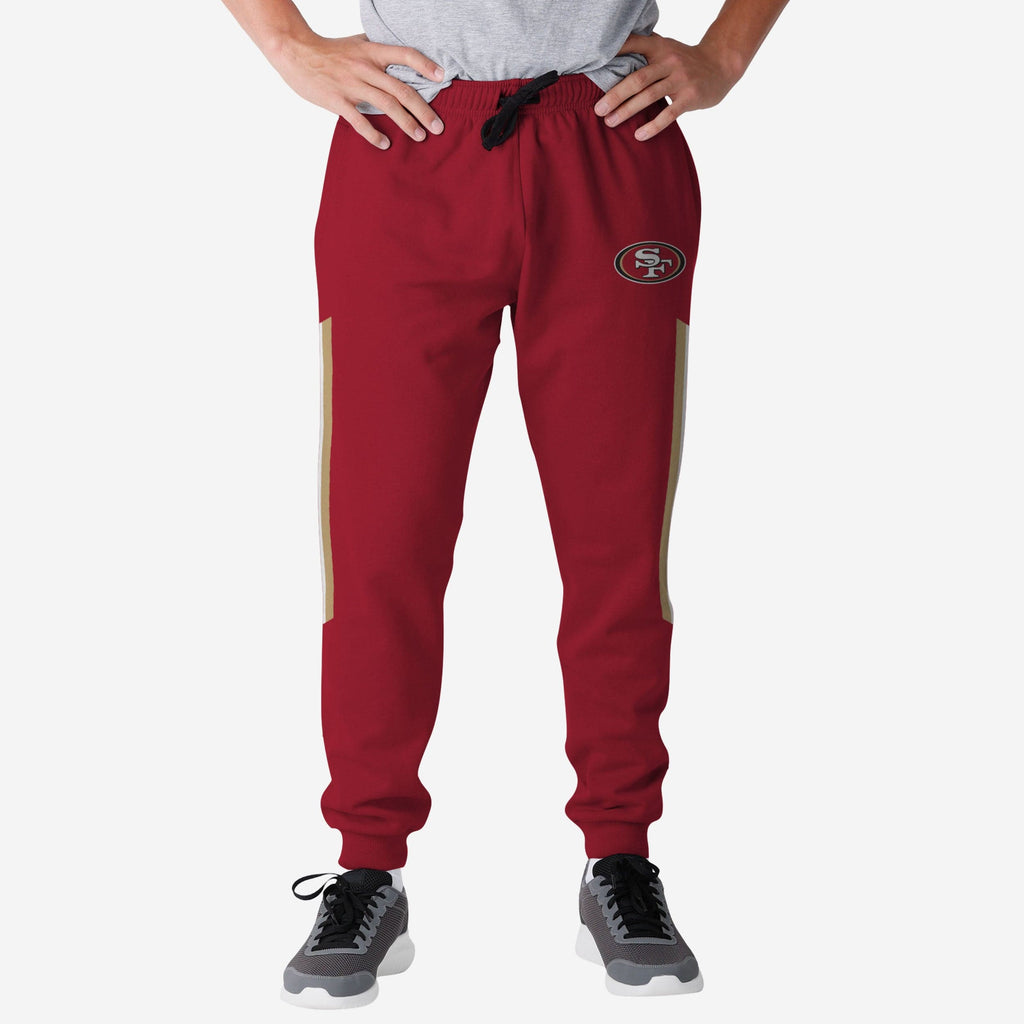 San Francisco 49ers Team Stripe Joggers FOCO S - FOCO.com