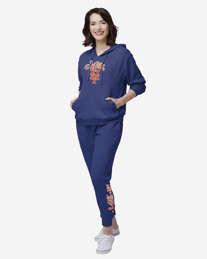New York Mets Womens Waffle Lounge Pants FOCO - FOCO.com