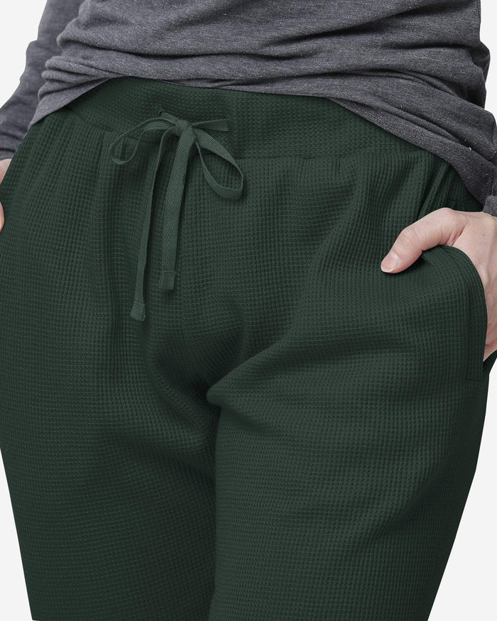 Michigan State Spartans Womens Waffle Lounge Pants FOCO - FOCO.com