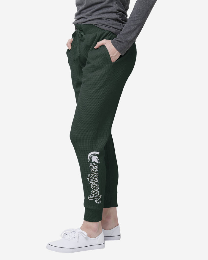 Michigan State Spartans Womens Waffle Lounge Pants FOCO S - FOCO.com