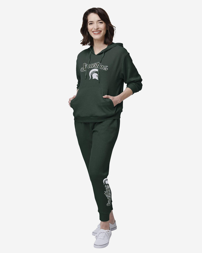 Michigan State Spartans Womens Waffle Lounge Pants FOCO - FOCO.com