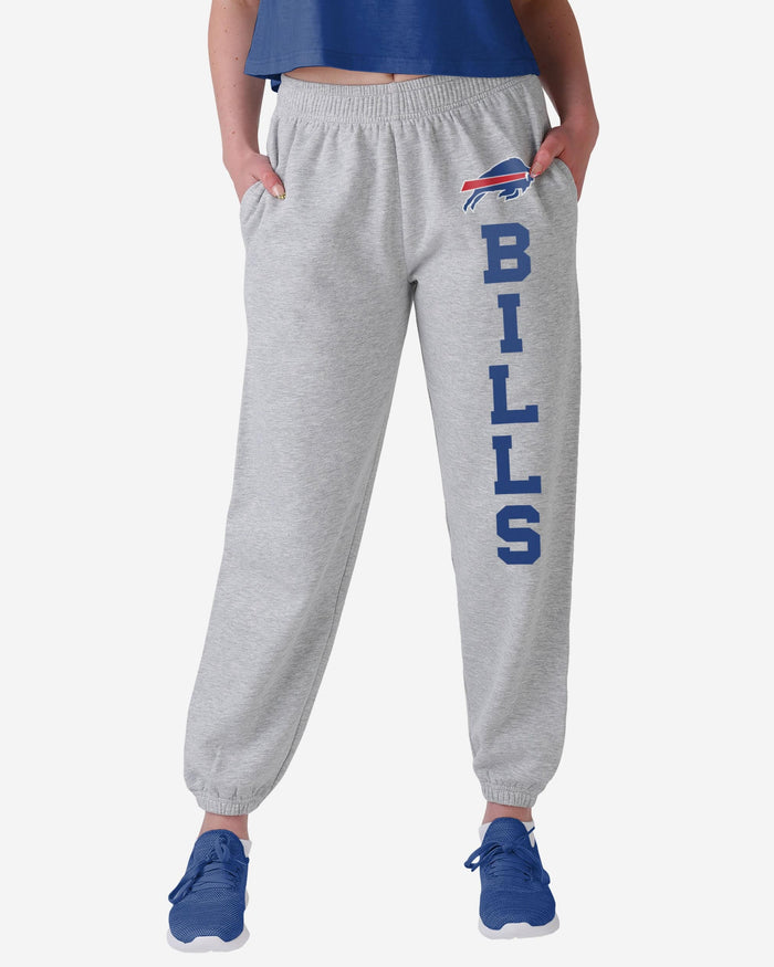 FOCO Buffalo Bills NFL Womens Big Wordmark Gray Sweatpants