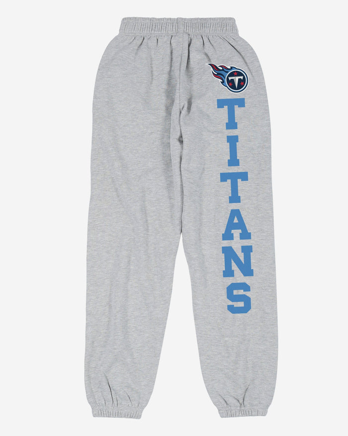 Tennessee Titans Womens Big Wordmark Gray Sweatpants FOCO - FOCO.com